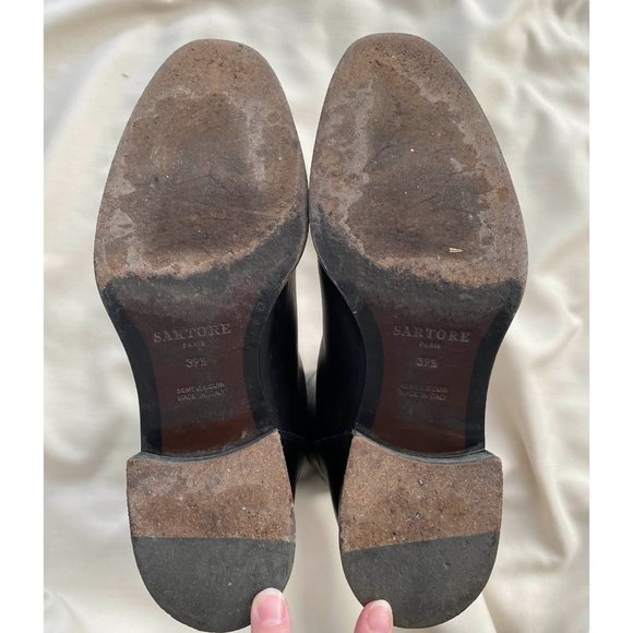 Sartore Black Riding Boots, size 39.5 (fits size 10) - Picture 9 of 13